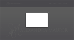 Desktop Screenshot of alexandra-maurer.com
